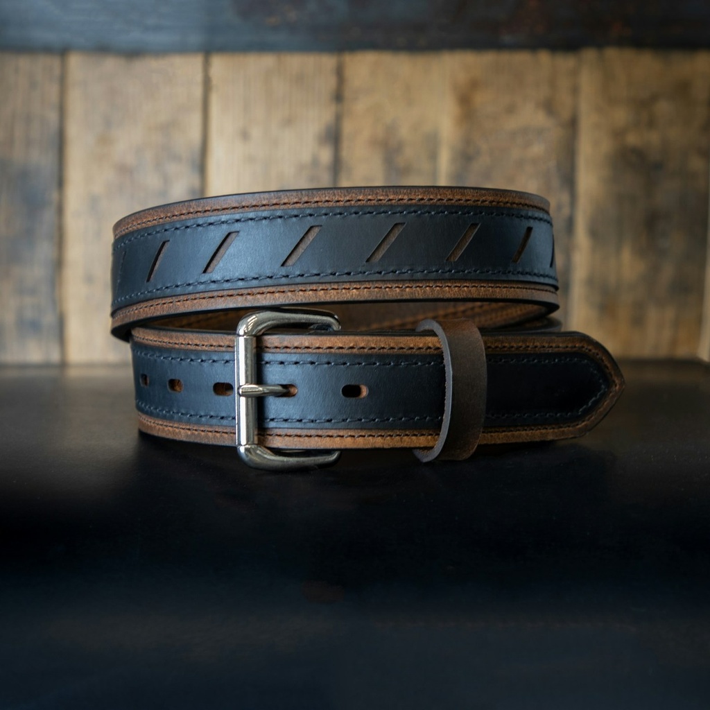 Full-Grain Leather Belt - photo 2