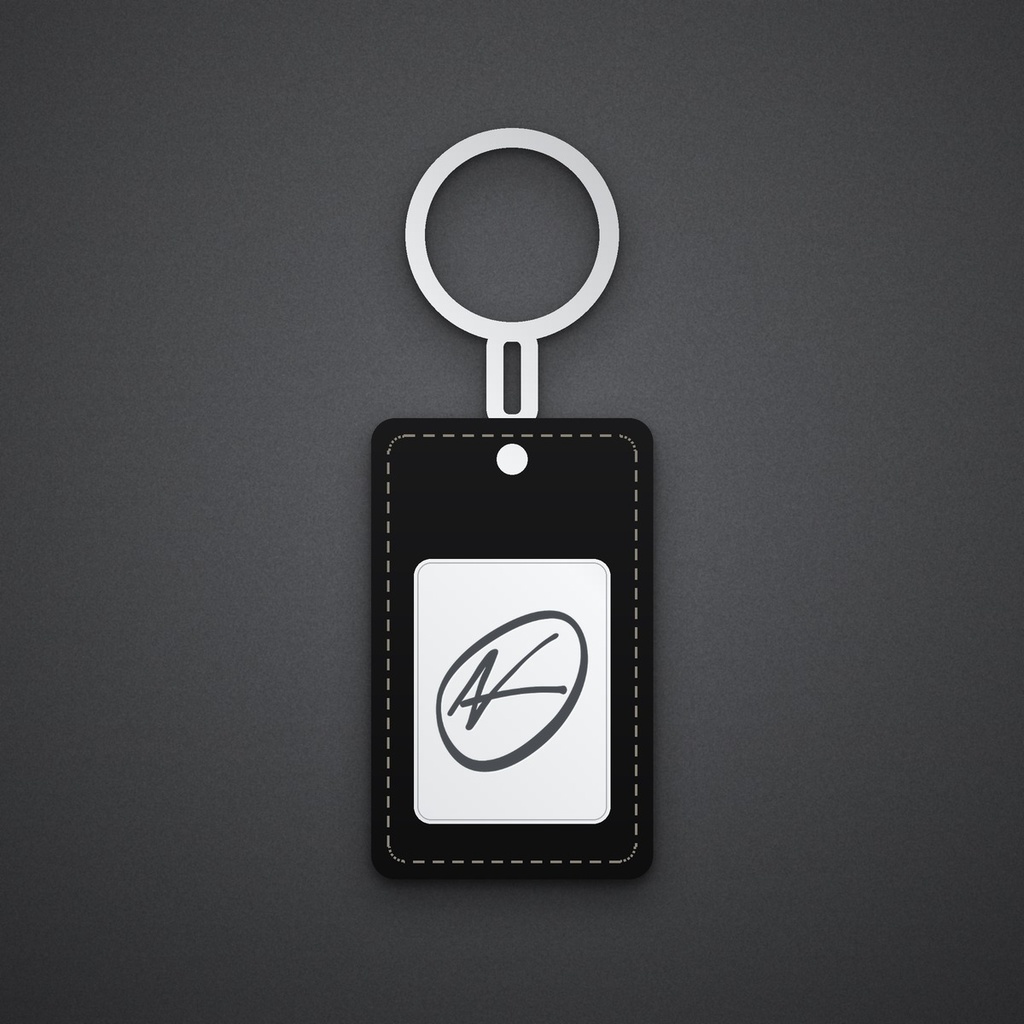 Plaque Keychain